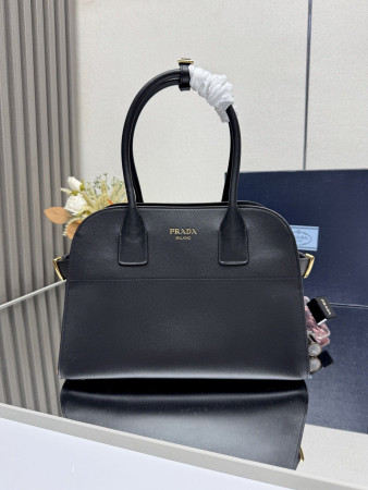 Pra*a medium leather tote bag without box 32x23.5x16cm
