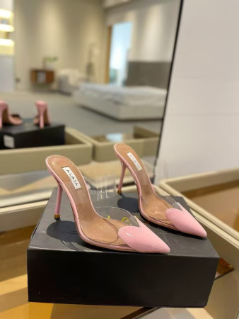 UA ALAÏA Le Coeur Mule Heart-Toe Slingback Pump 10.5cm Heel