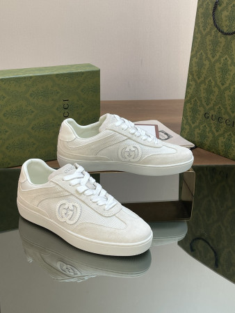 ua G*u*i interlocking g sneaker  white