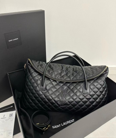 ES GIANT TRAVEL BAG IN QUILTED LEATHER