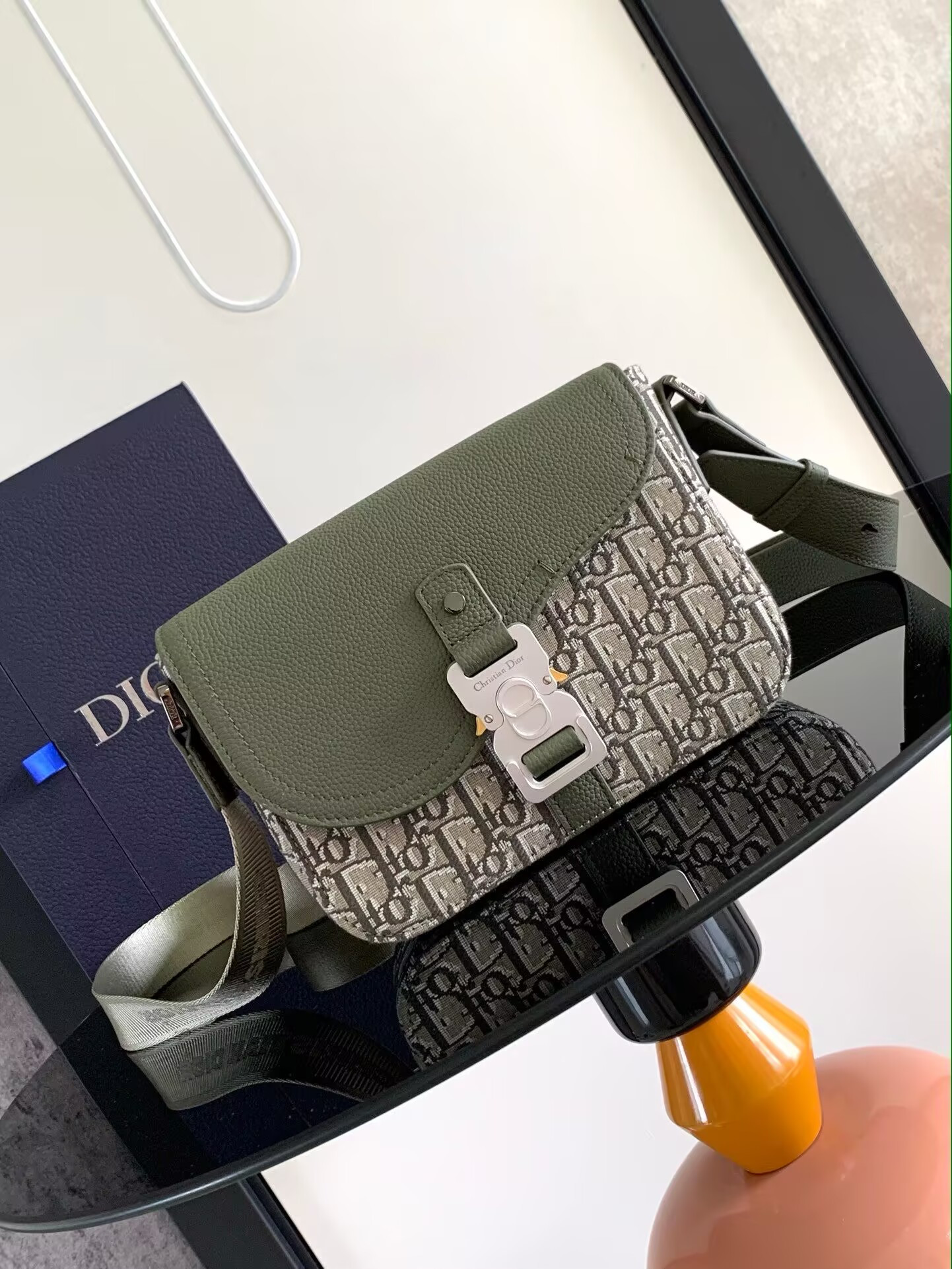 D*or saddle messenger bag 23x18x6cm