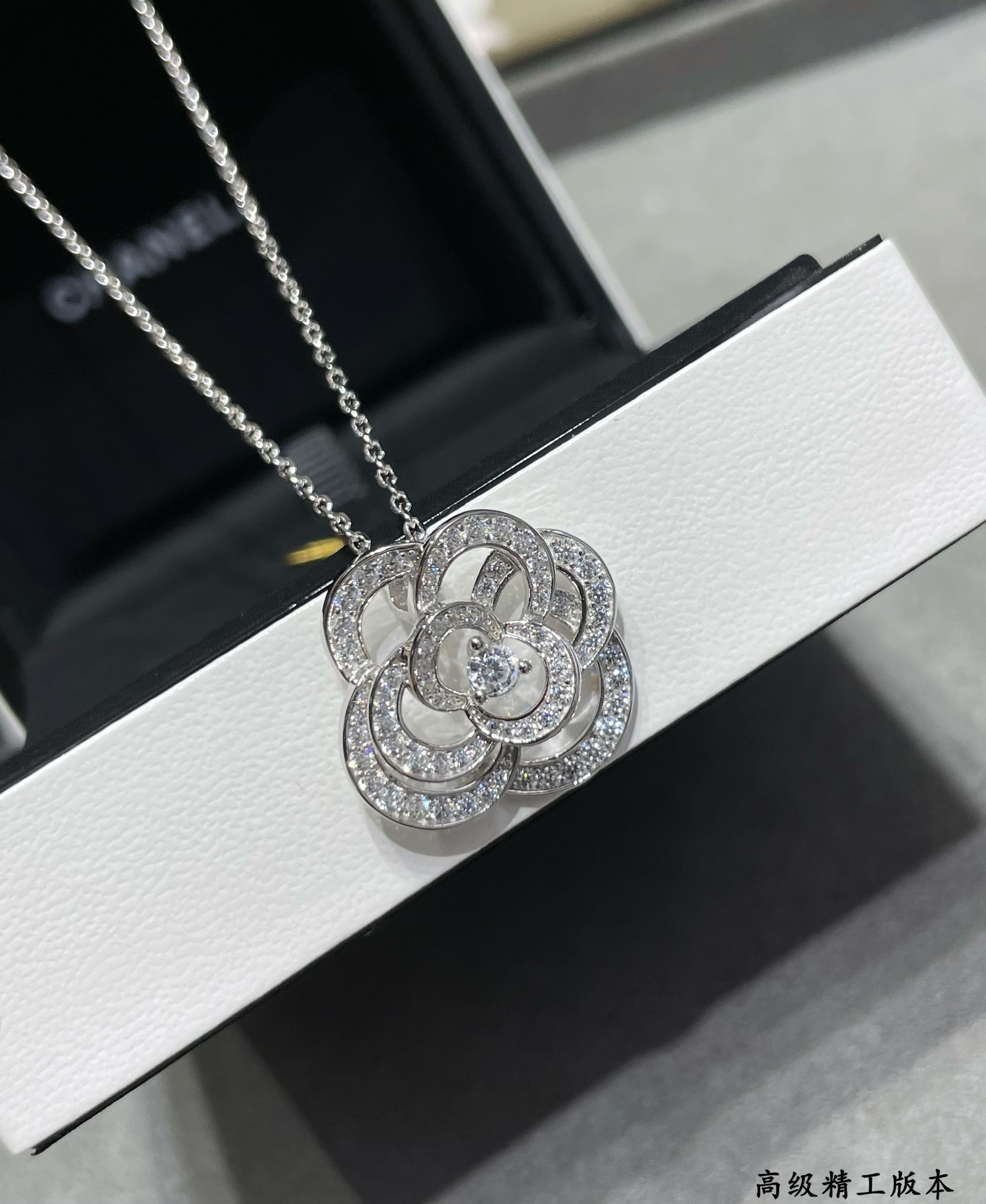 Ch*el camellia necklace
