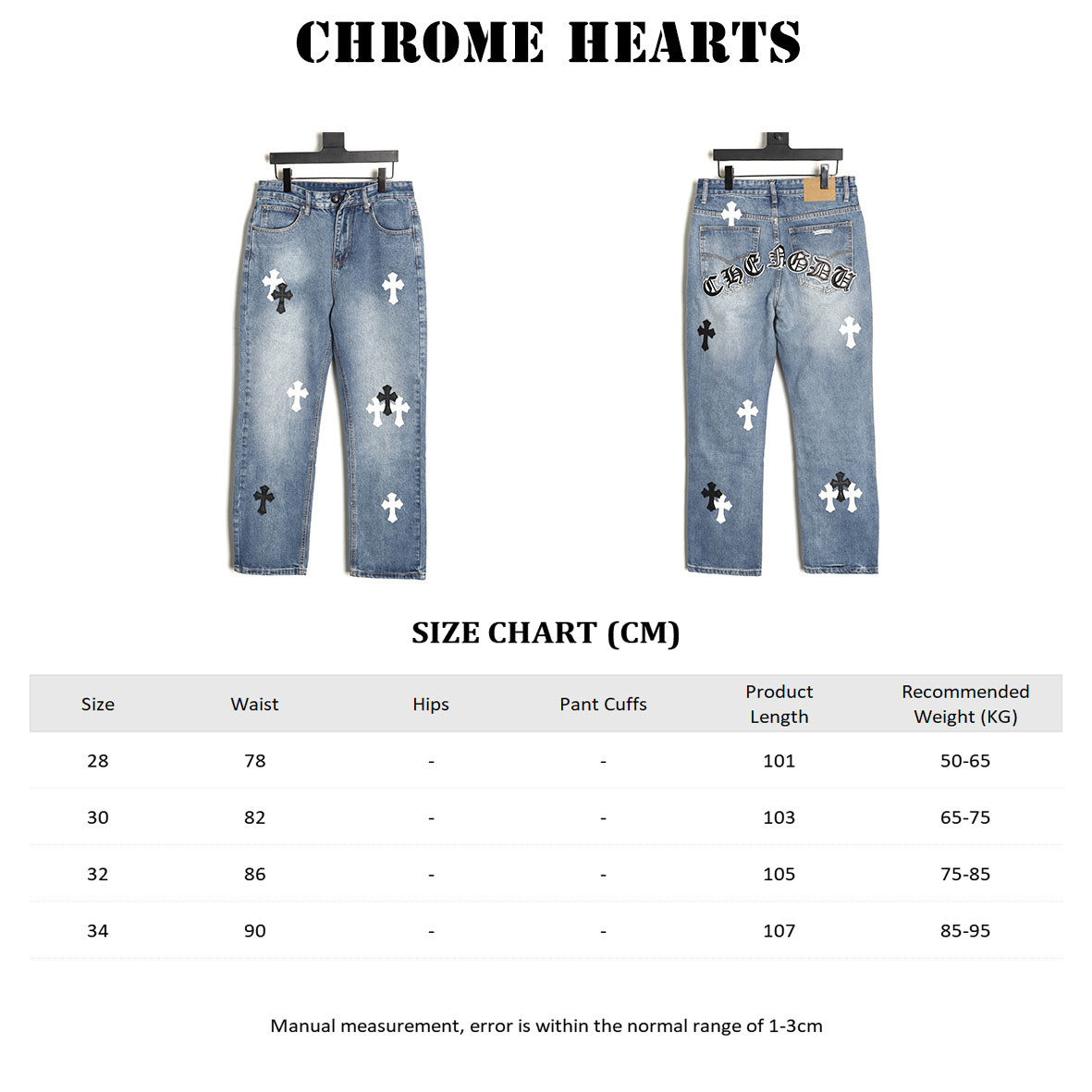 Ch**me He**ts jeans