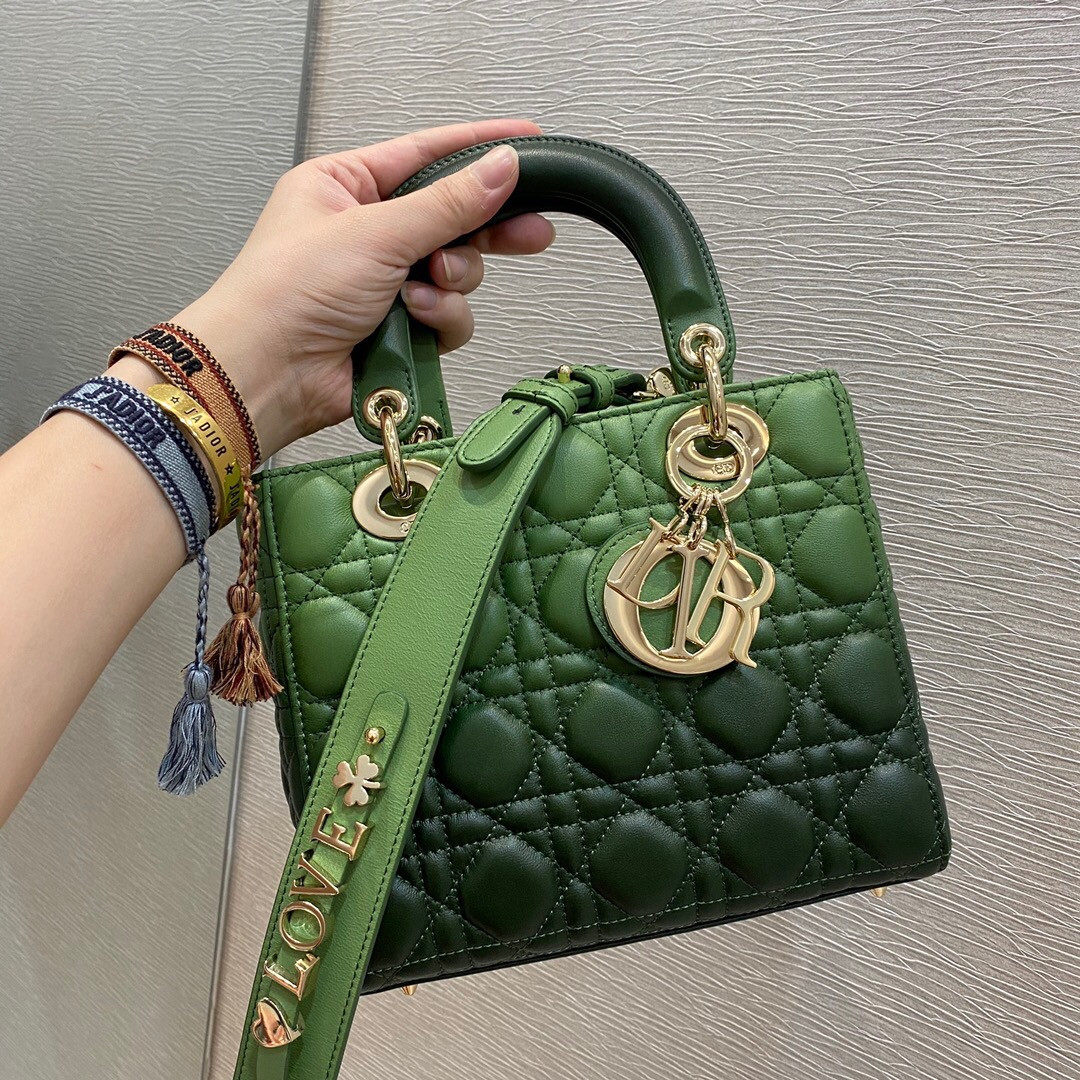 small lady D*or bag 8 x 6.5 x 3 inches