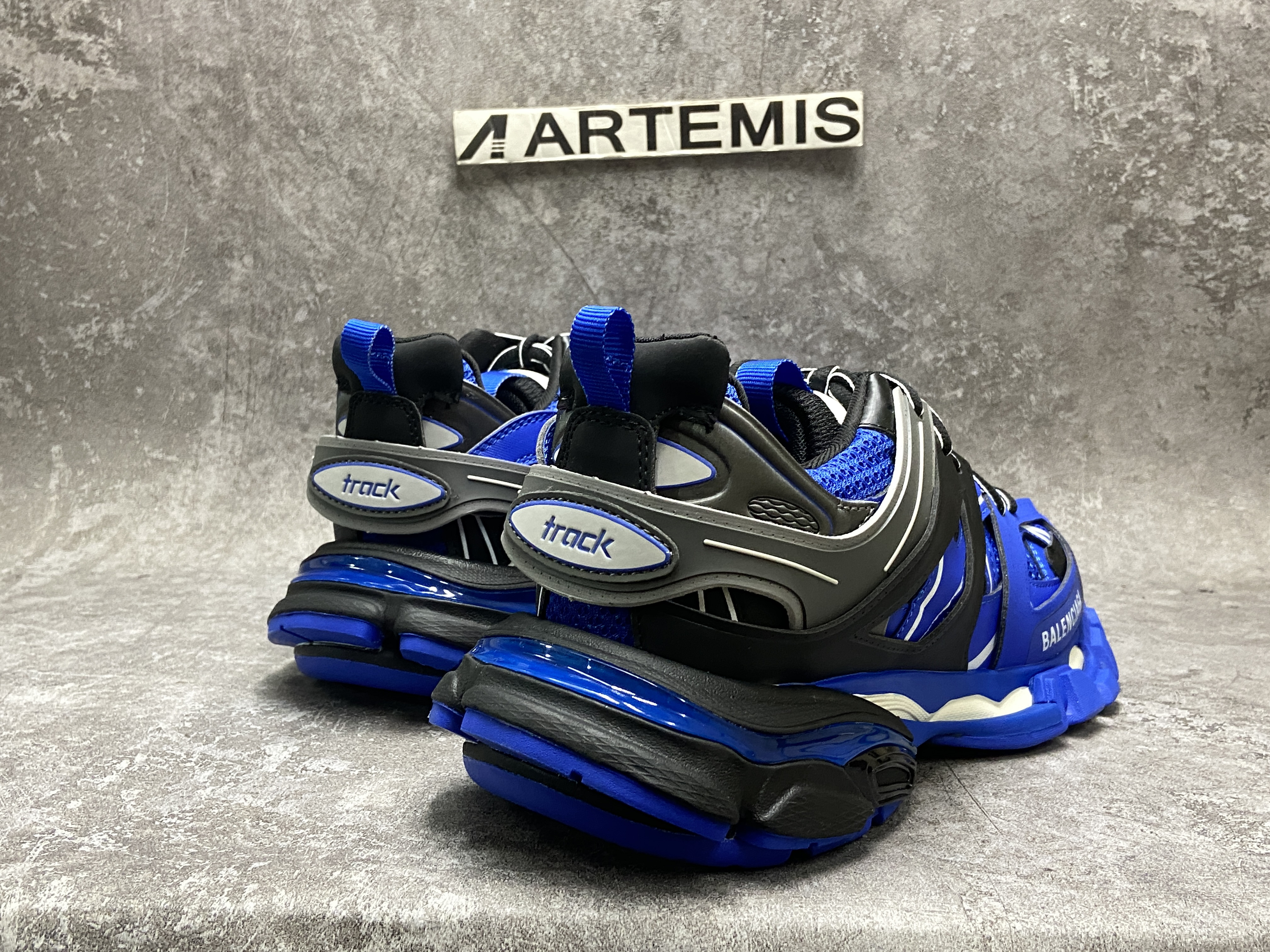 Balenciga Track Black Blue
