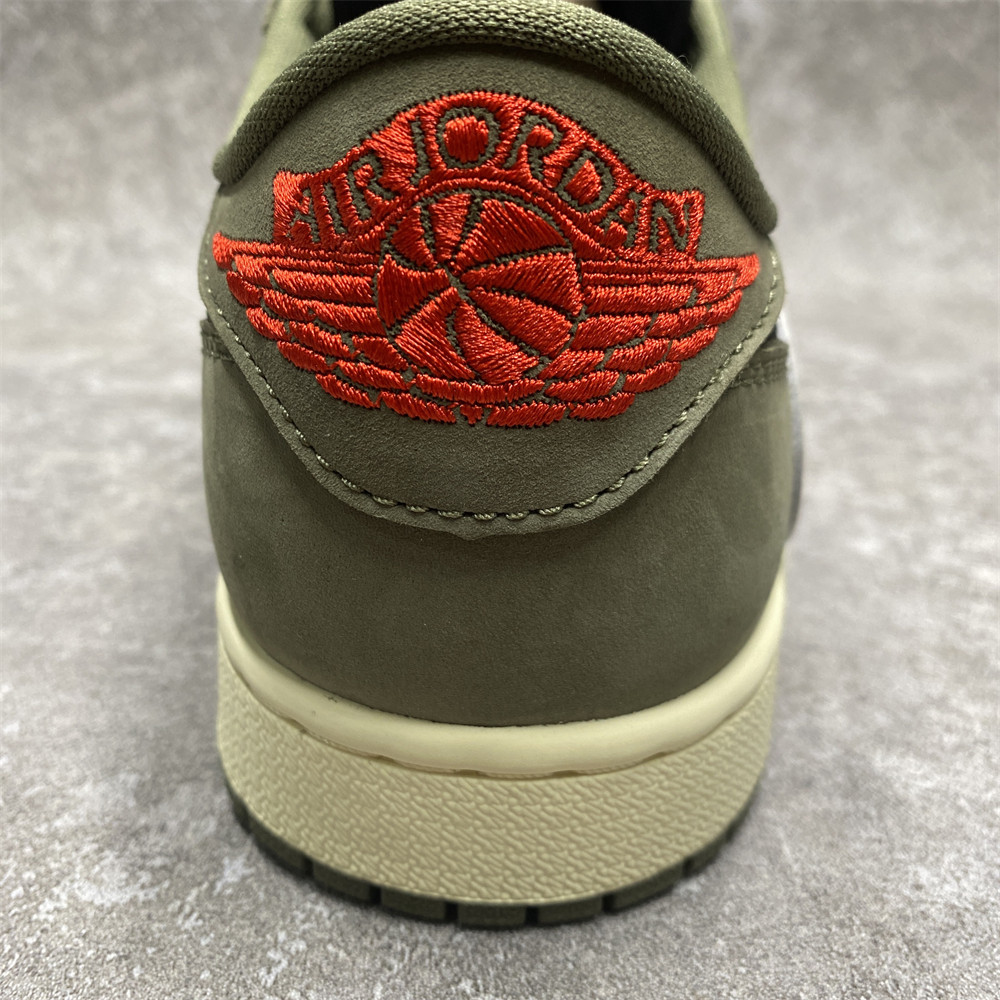 TRAVIS SCOTT X AIR JORDAN 1 LOW OG SP BLACK OLIVE
