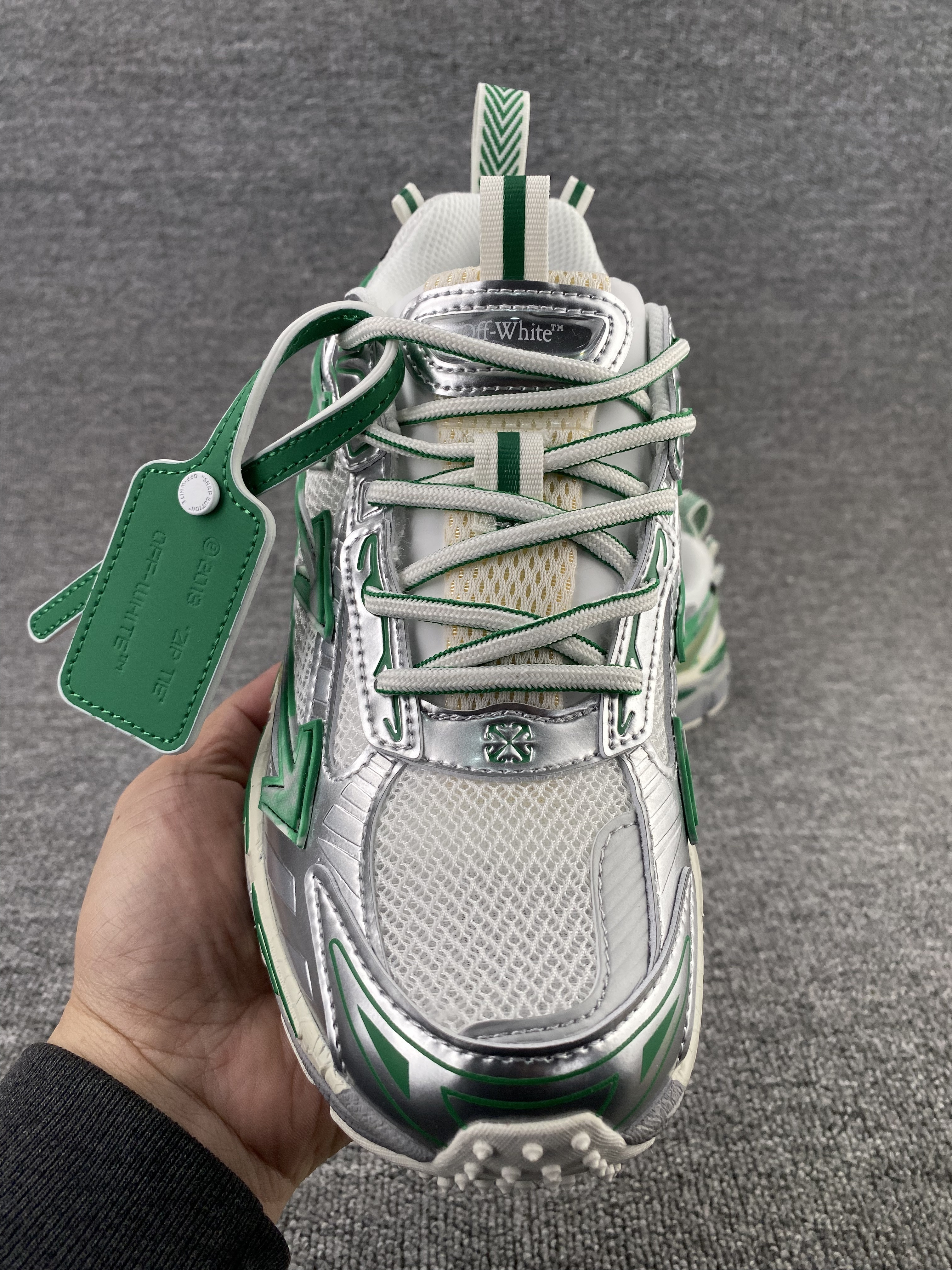 UA Off-White "BE RIGHT BACK"