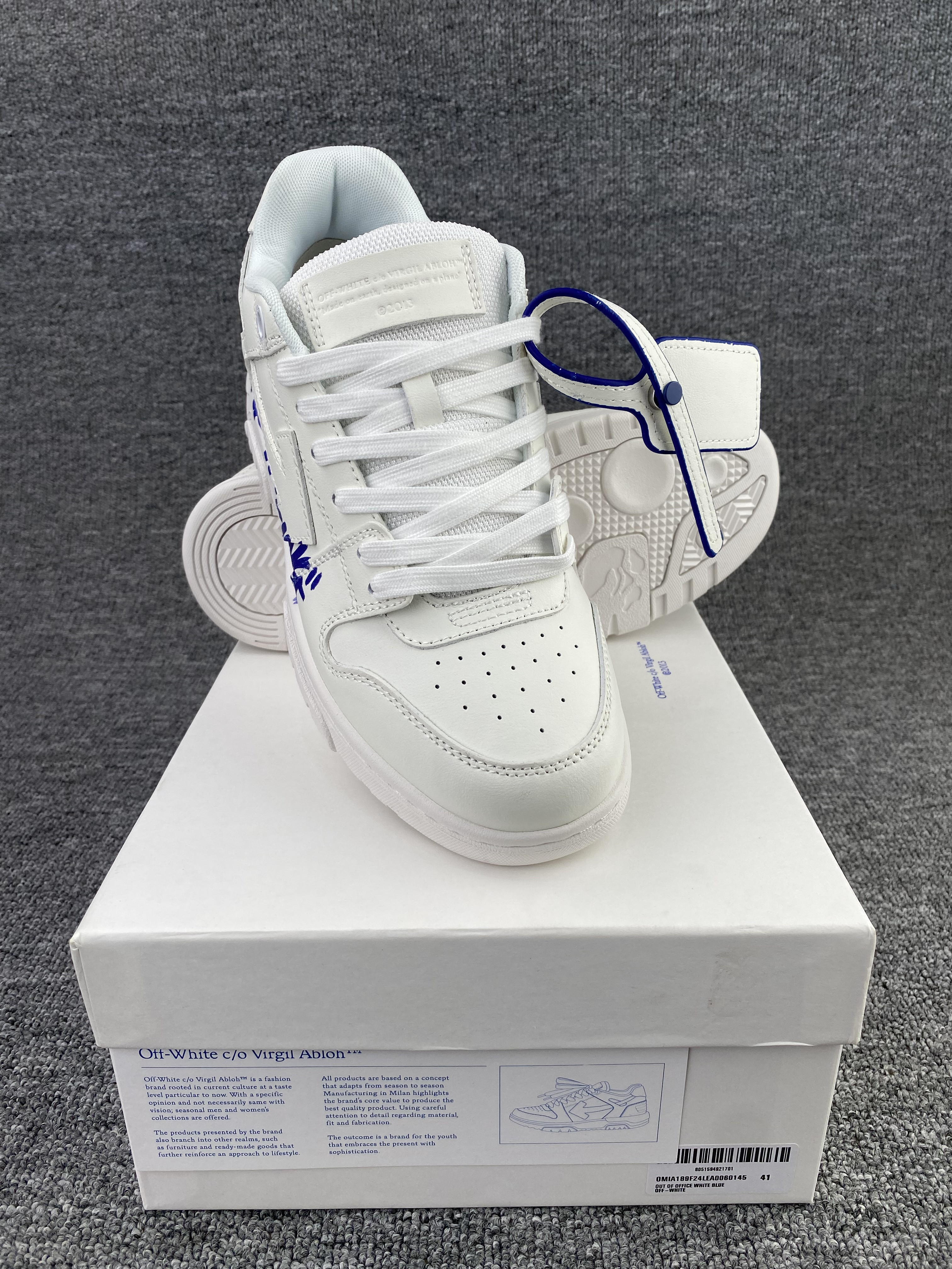 UA OFF-WHITE Out Of Office OOO Low Tops