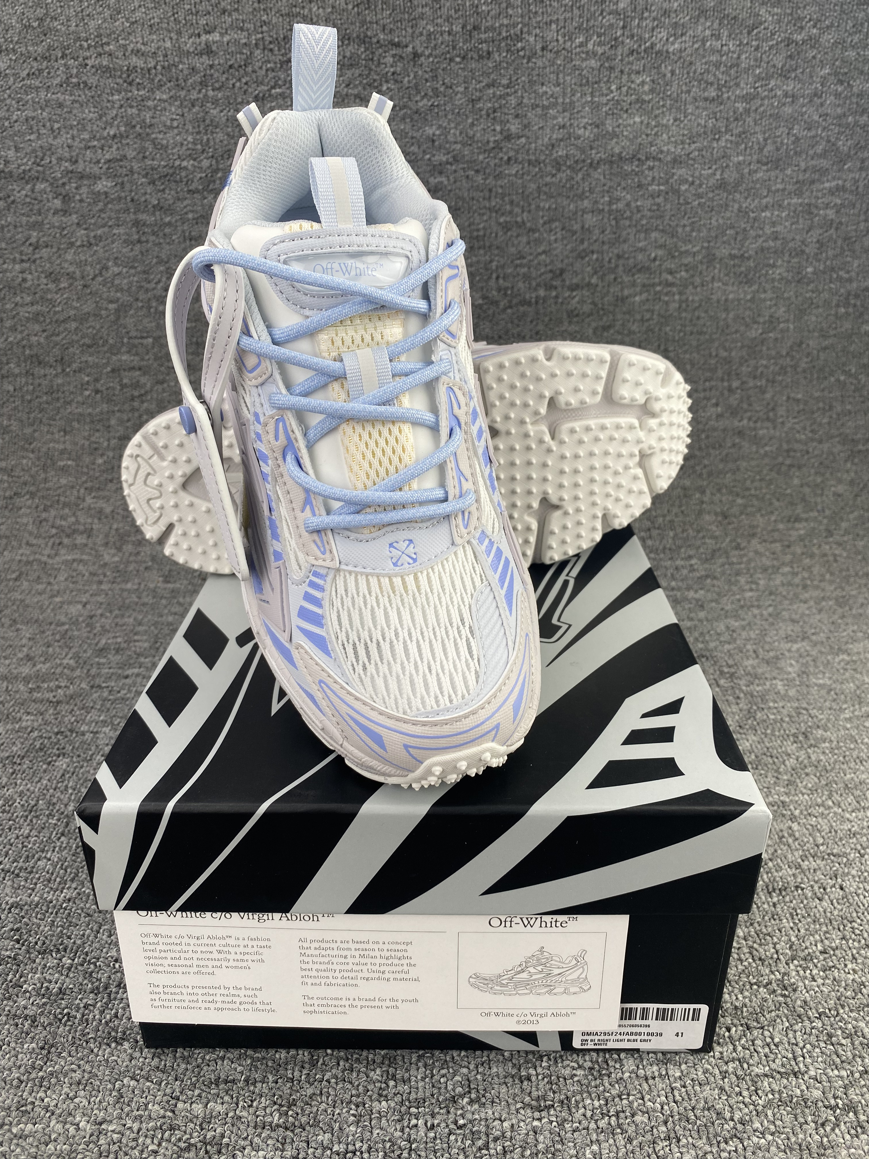 UA Off-White "BE RIGHT BACK"