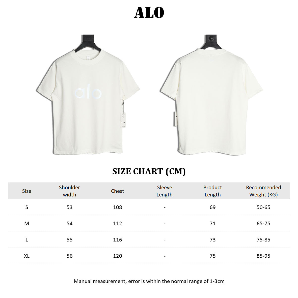 ALO 25SS Short-sleeved T-shirt