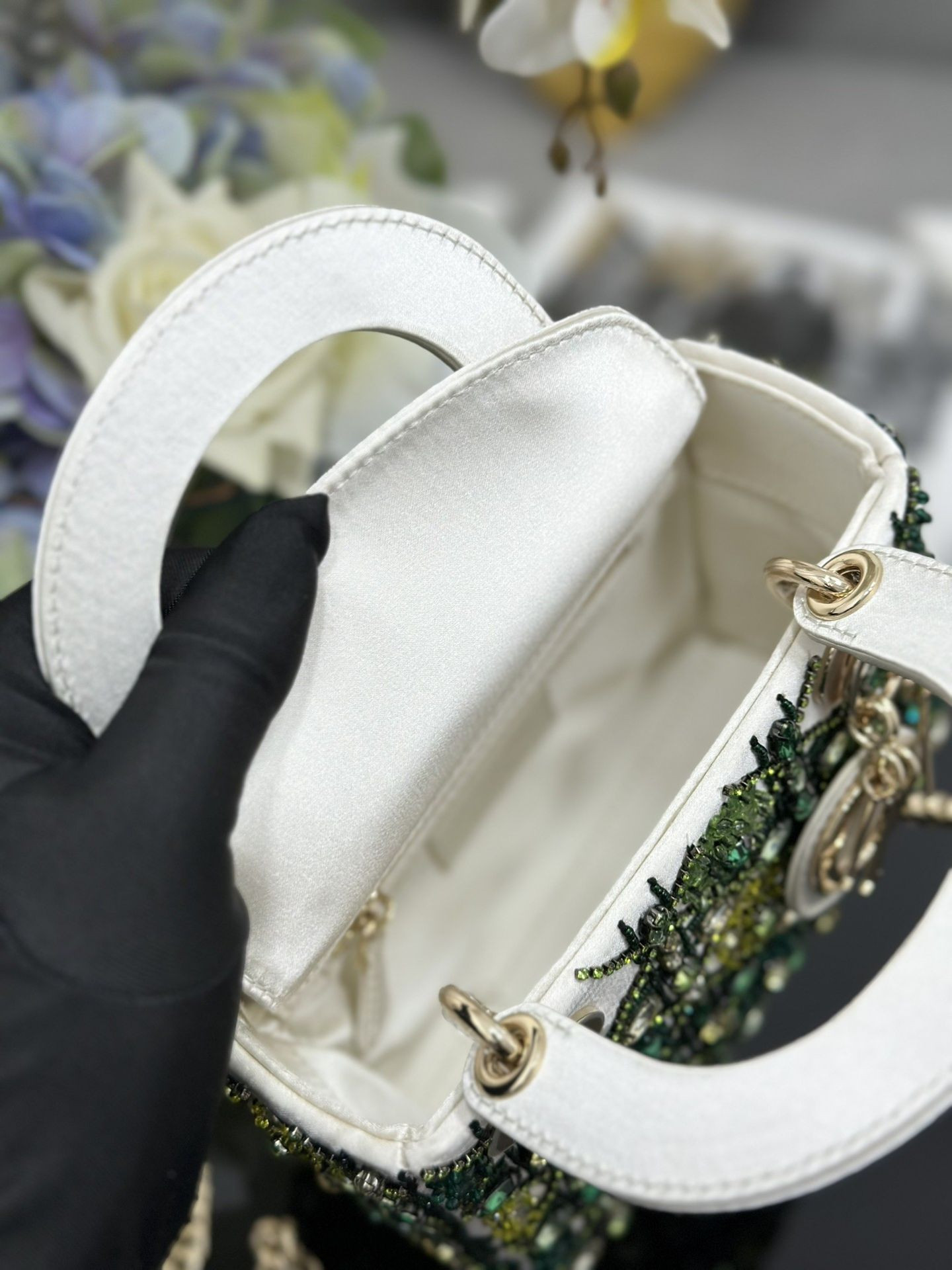 mini lady D*or bag 17x15x7cm