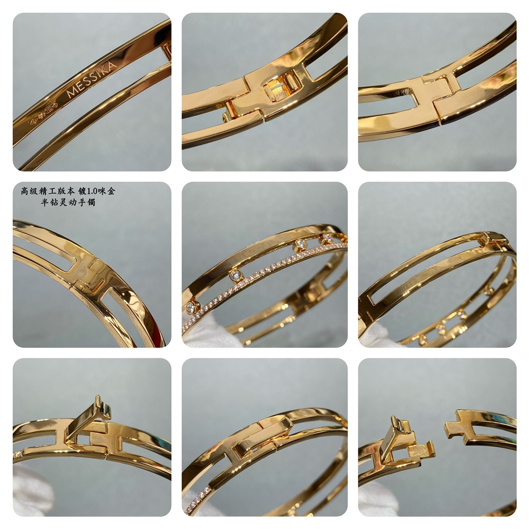 messika half Di*m*nd moving bracelet