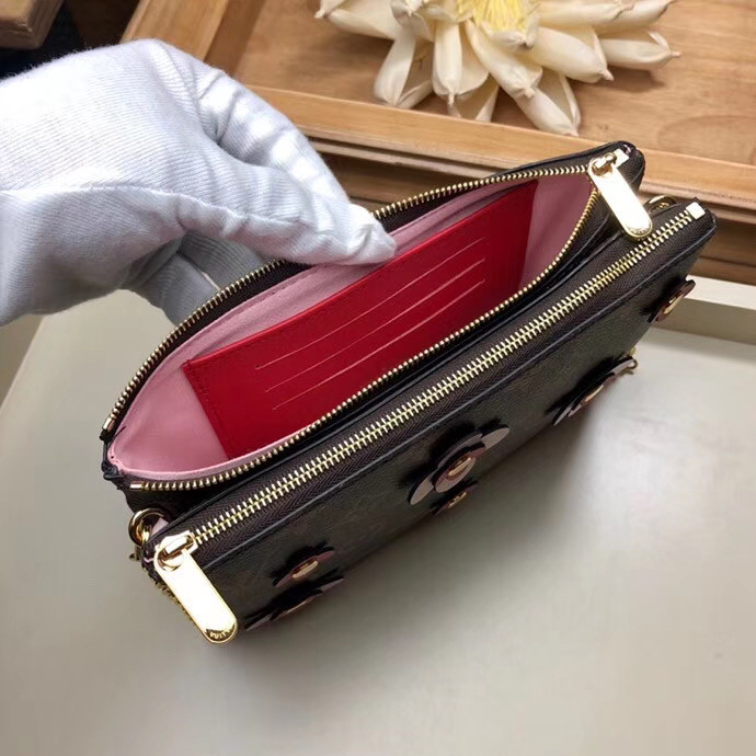 POCHETTE DOUBLE ZIP SMALL BAG M63905