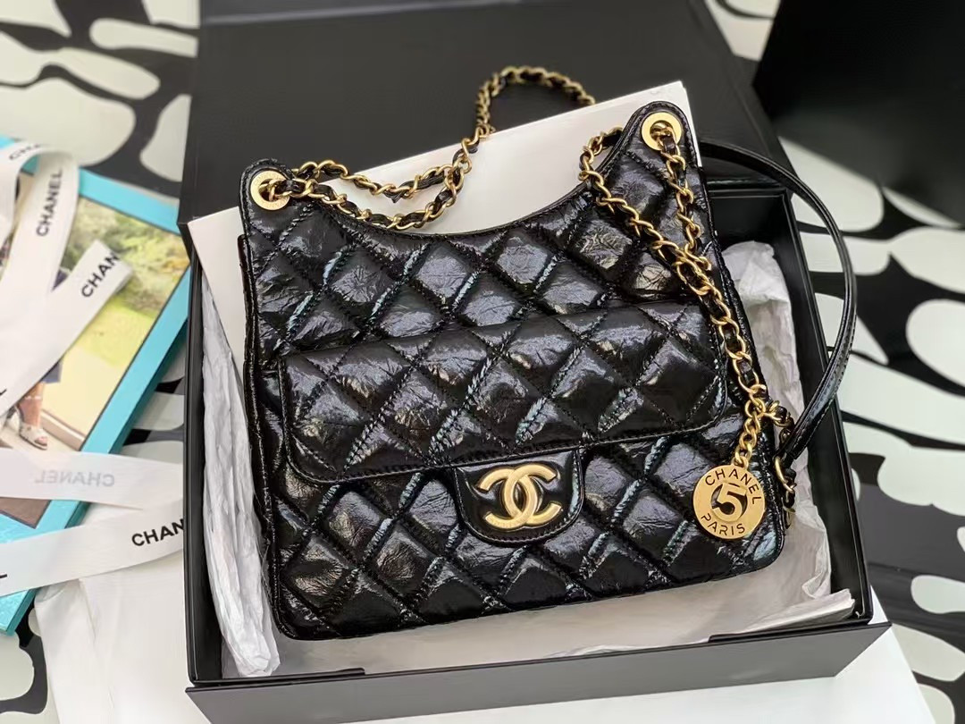 Ch*el hobo bag 21.5×22.5×7cm