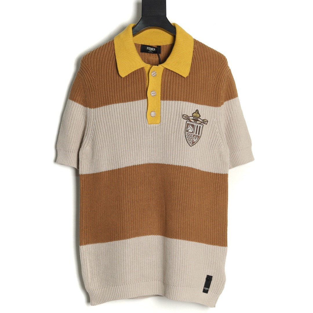 F**di fd knitting short-sleeved