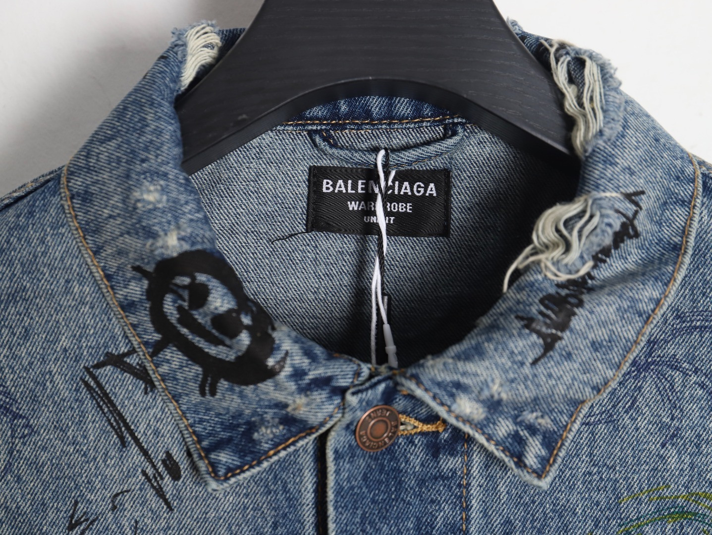 Ba*len*cia*ga denim coats
