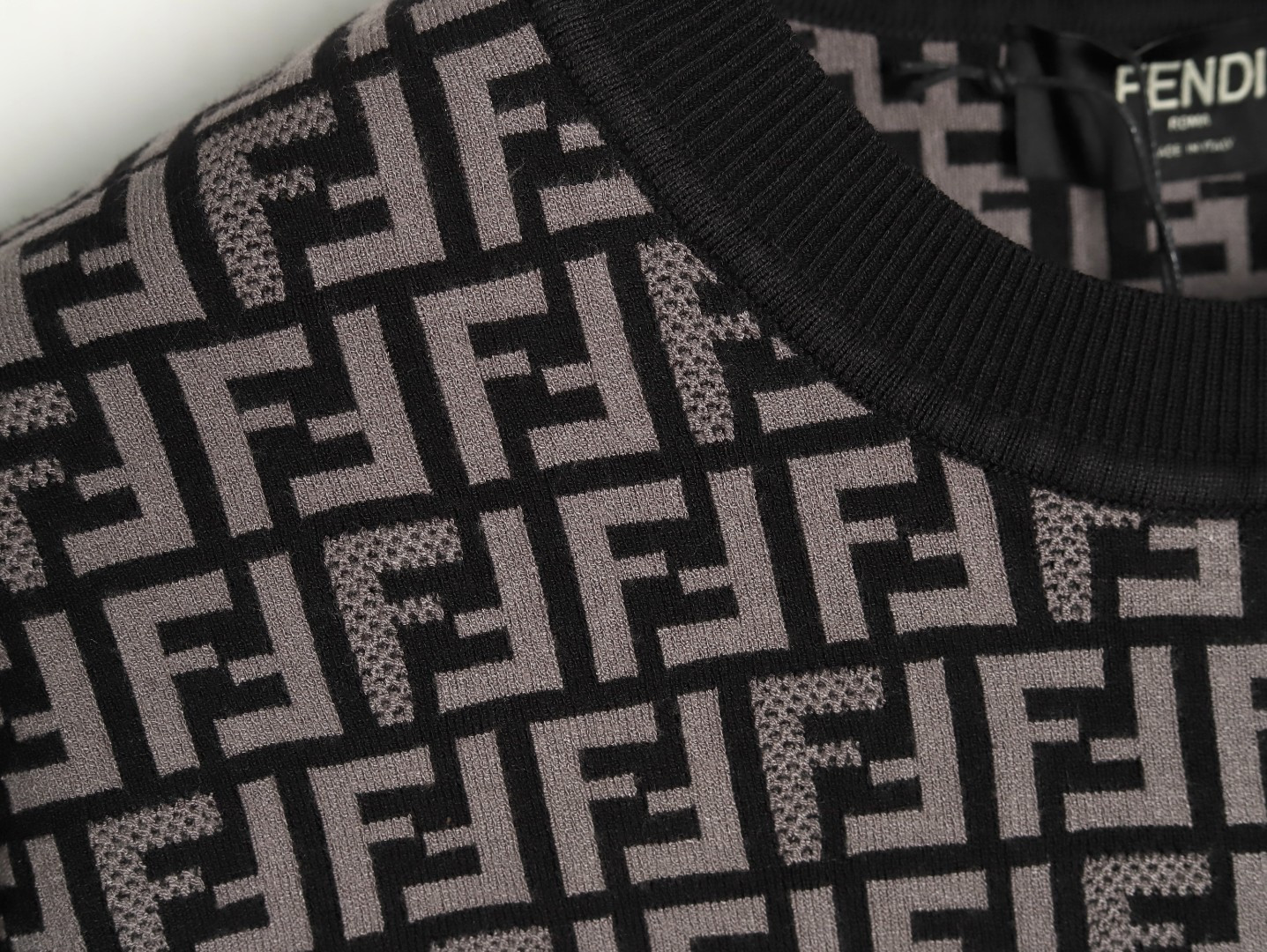F**di fd knitting short-sleeved