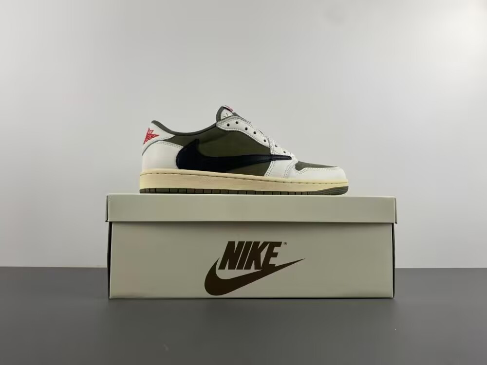 UA Jordan 1 Retro Low OG SP Travis Scott Medium Olive