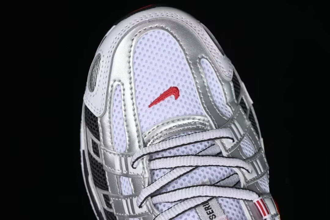UA Nike P-6000 White Gold Red