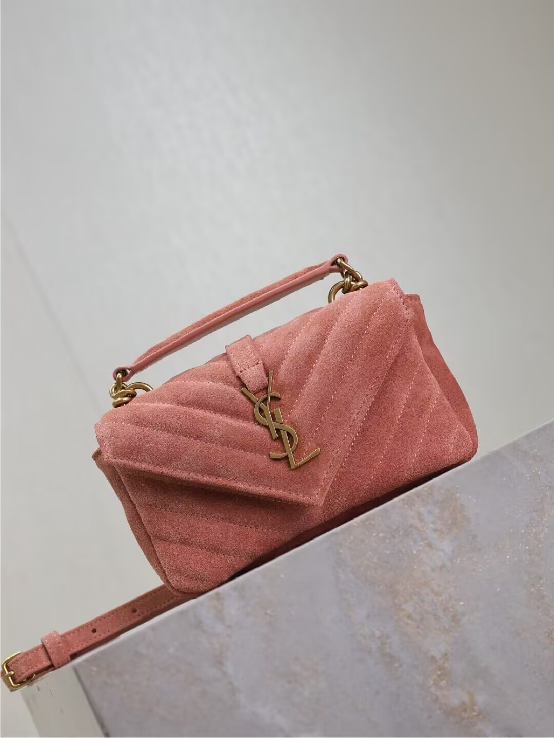 Y*L loulou college mini in suede 20x13x3cm
