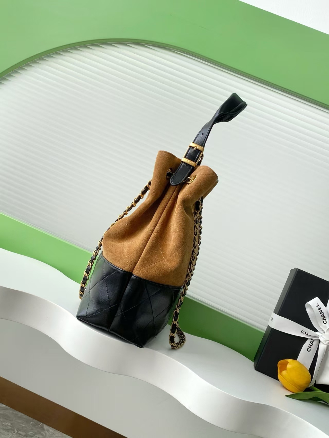 Ch*el shopping bag as5636 33x29x11cm