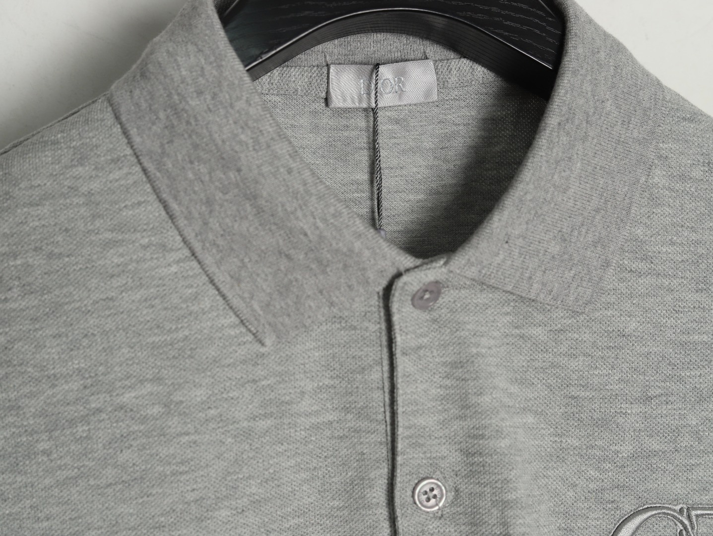 D*or 22ss short-sleeved polo shirt