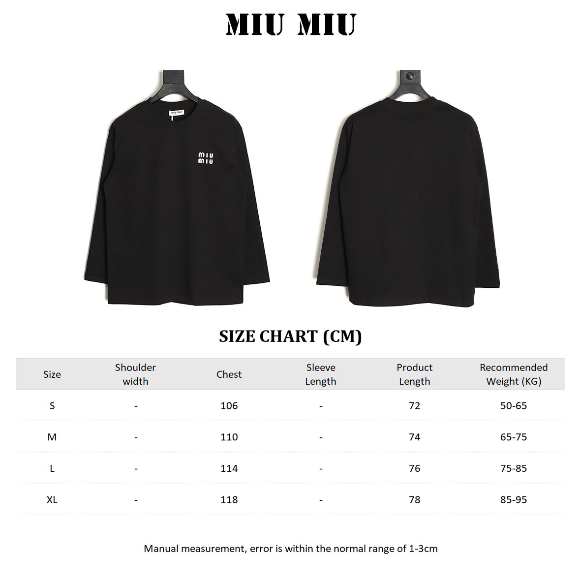 Miu Miu Long-sleeved T-shirt