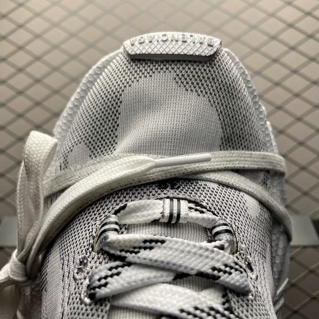 UA Balenciga 3XL Knit Sneaker White (run one size large)