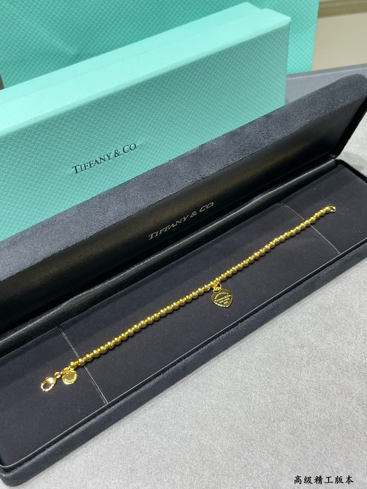 t*f*ny & co. beads & He**ts bracelet ag925