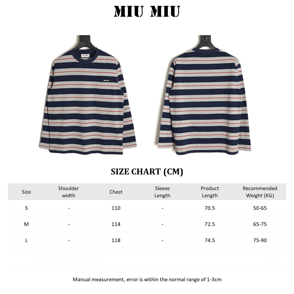 Miu Miu Long-sleeved T-shirt