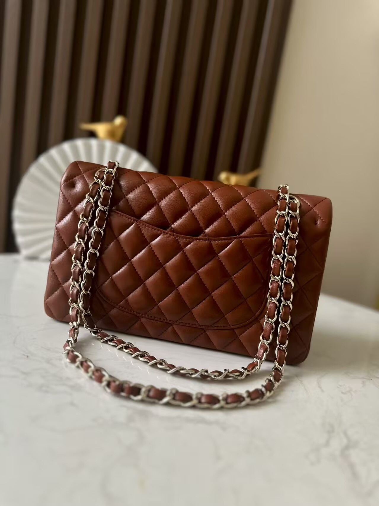 Ch*el classic flap handbag cf 25x15x6cm