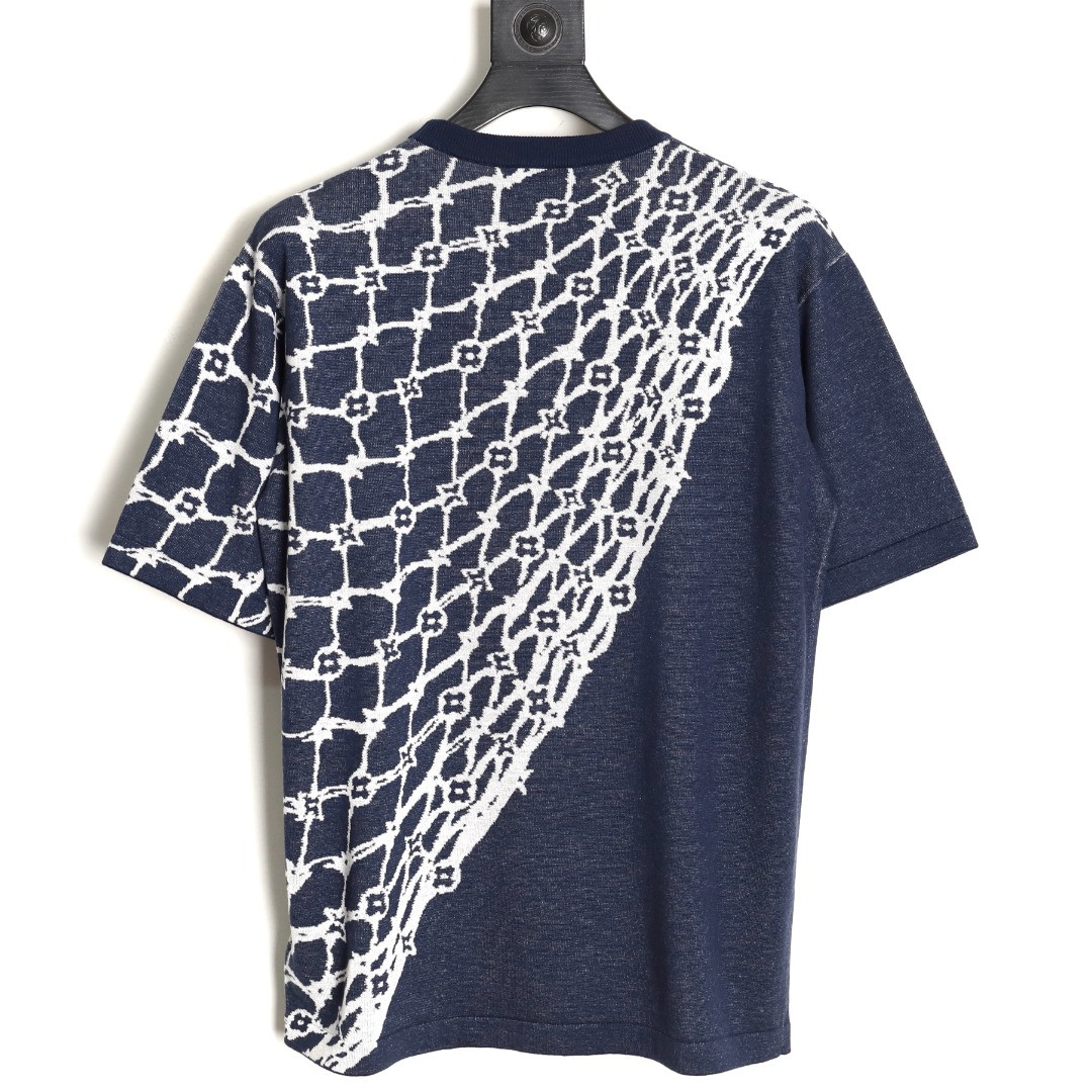l0*is V*t0n lv 24ss knitting short-sleeved