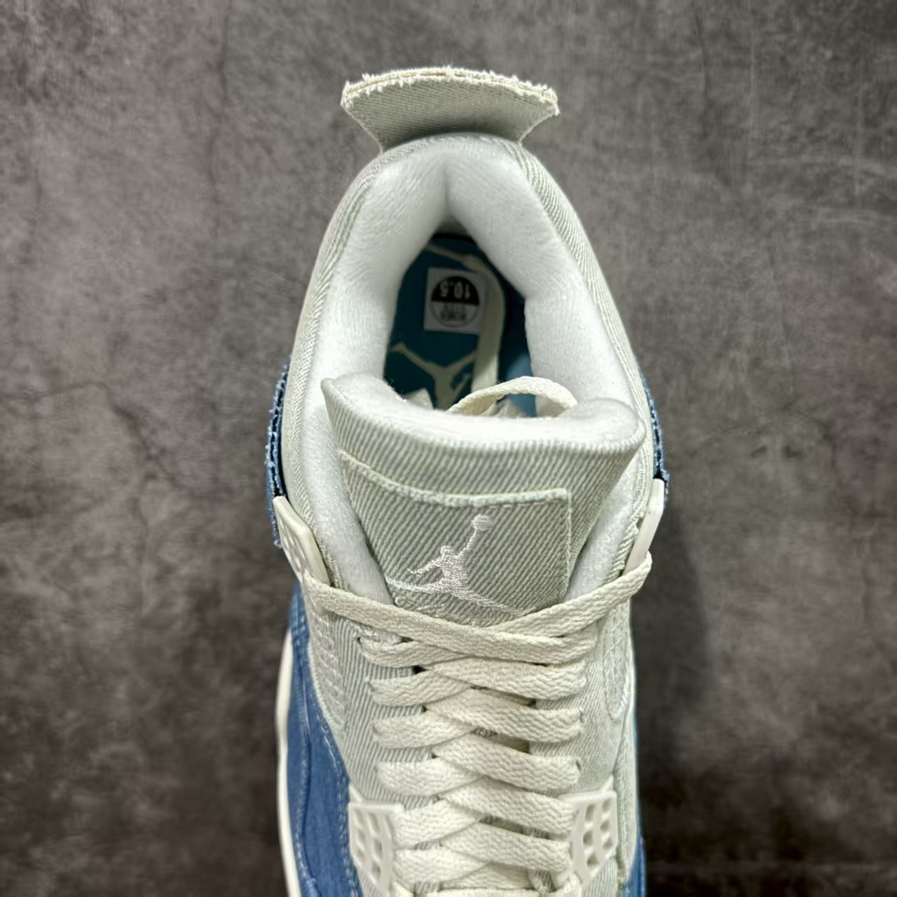 UA Jordan 4 Retro TEX Denim Worn Blue