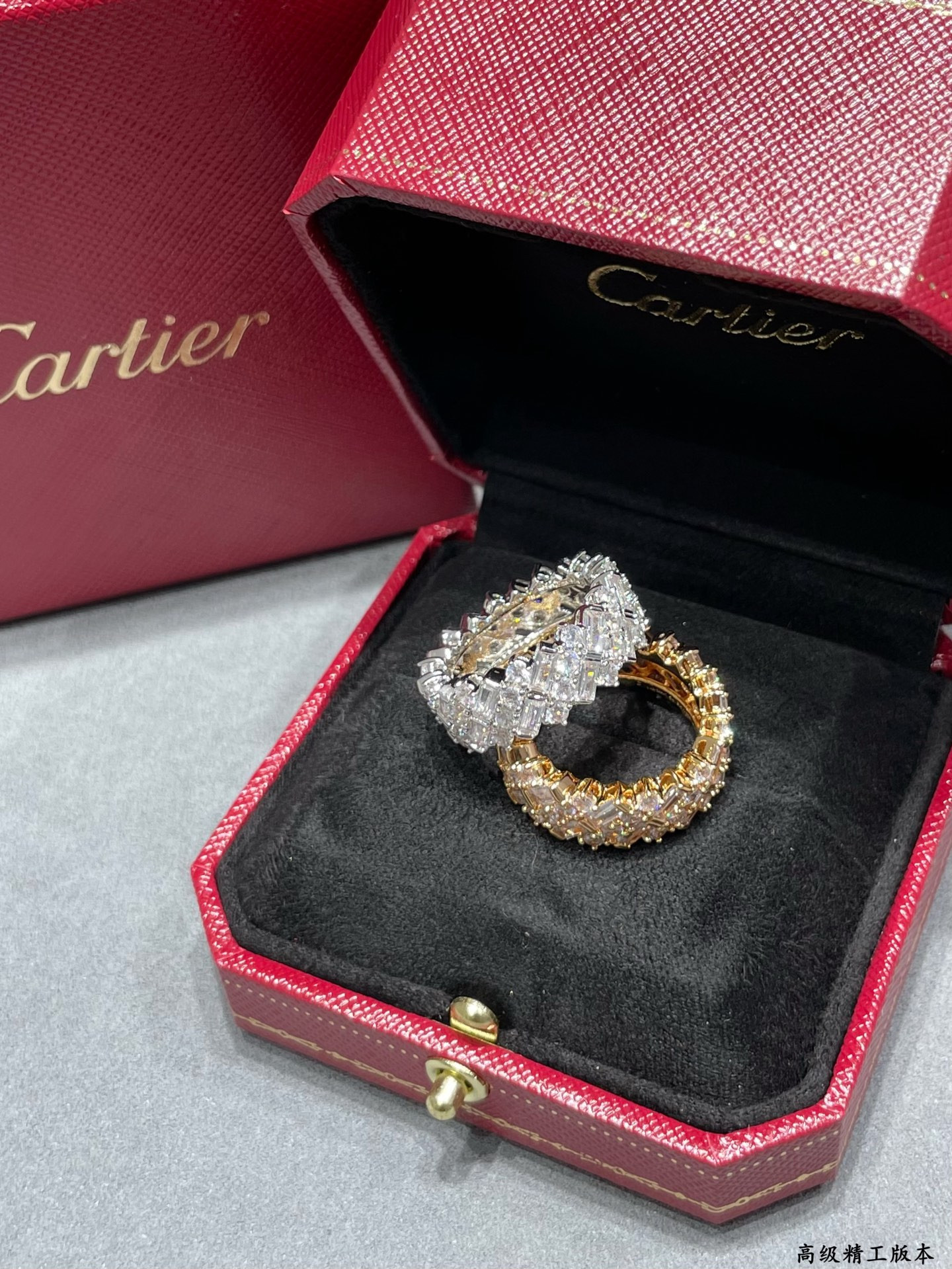 ca*t*er step Di*m*nd ring