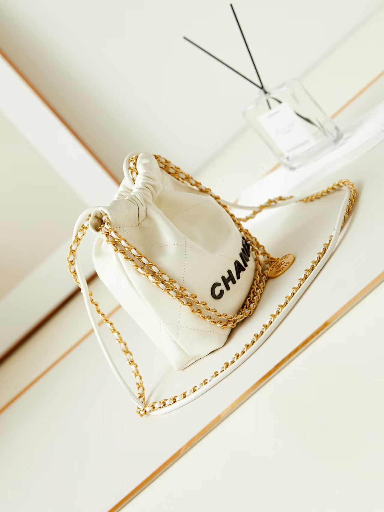 Ch*el 22 mini handbag 20x19x6cm