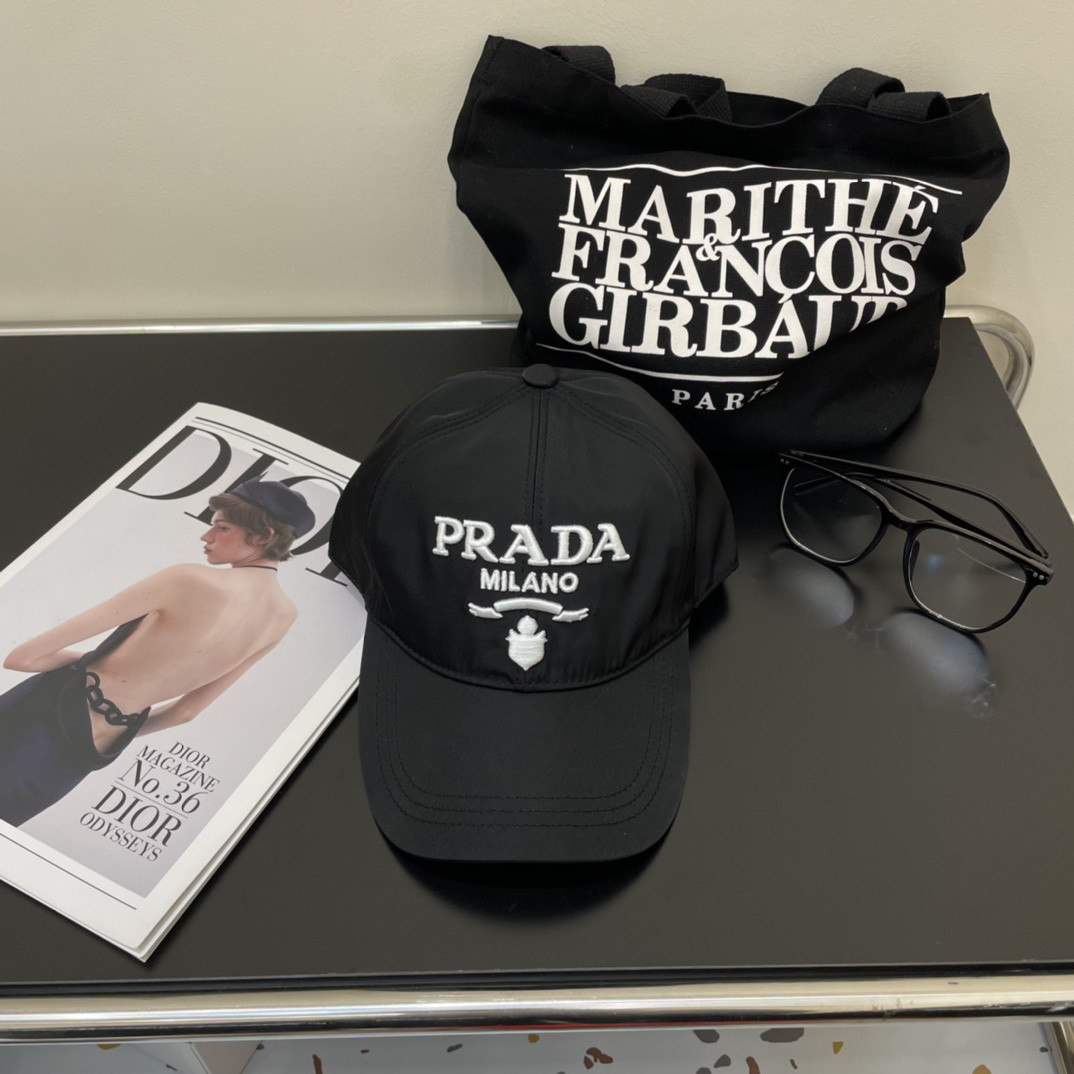 Pra*a re-nylon baseball cap