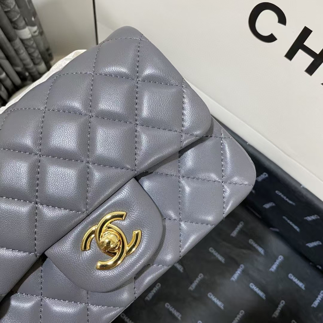 Ch*el evening bag 17cm