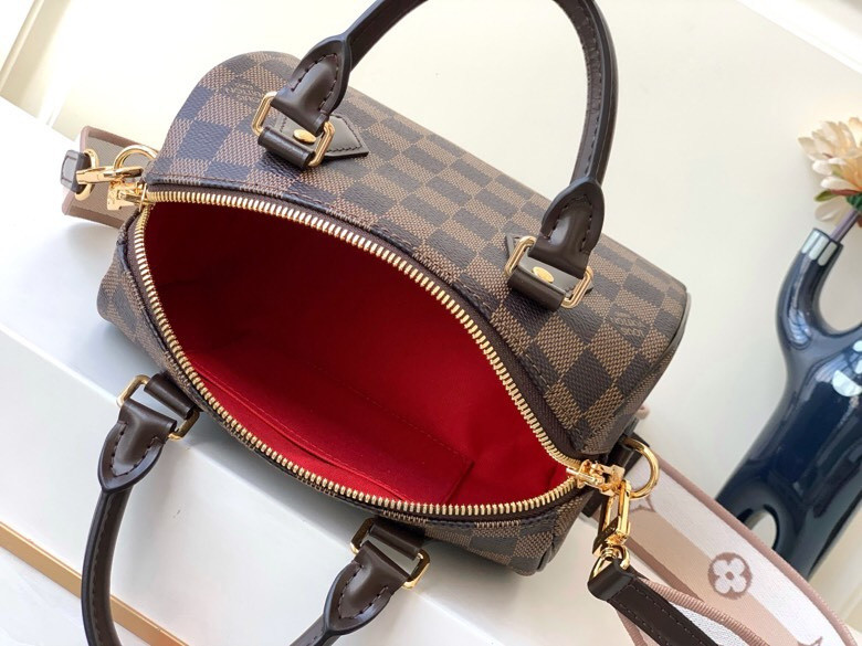LV Speedy Bandoulière 20  N40489 8.1 x 5.3 x 4.7 inches