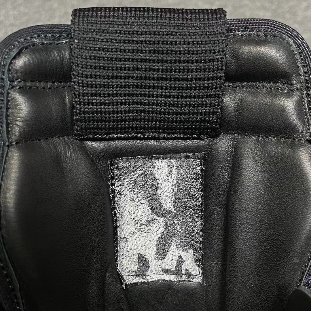 UA Rick Owens Geobasket High Black White 21ss