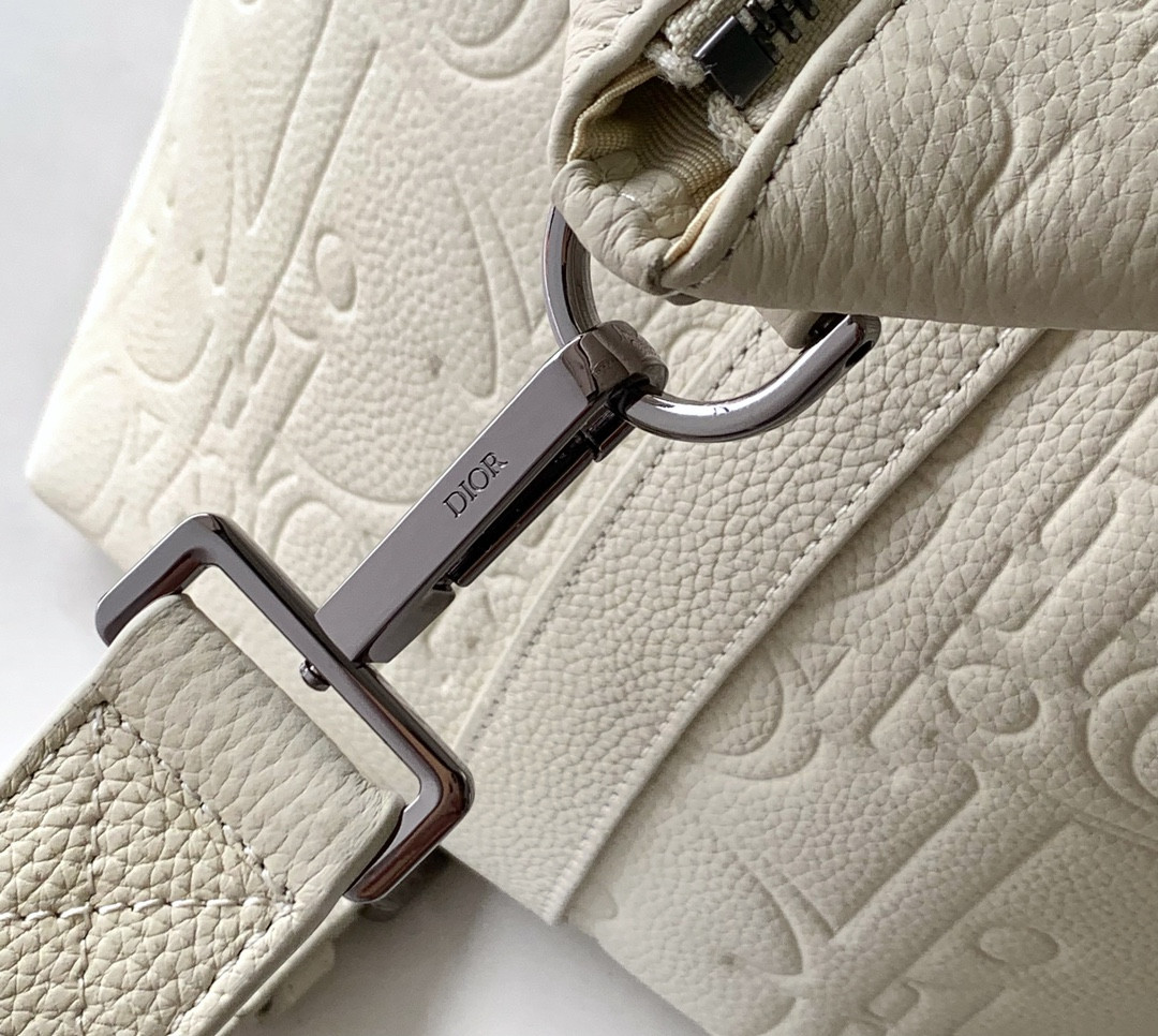 D*or weekender 40 beige D*or gravity leather and beige grained calfskin 57.5 x 34.5 x 22 cm