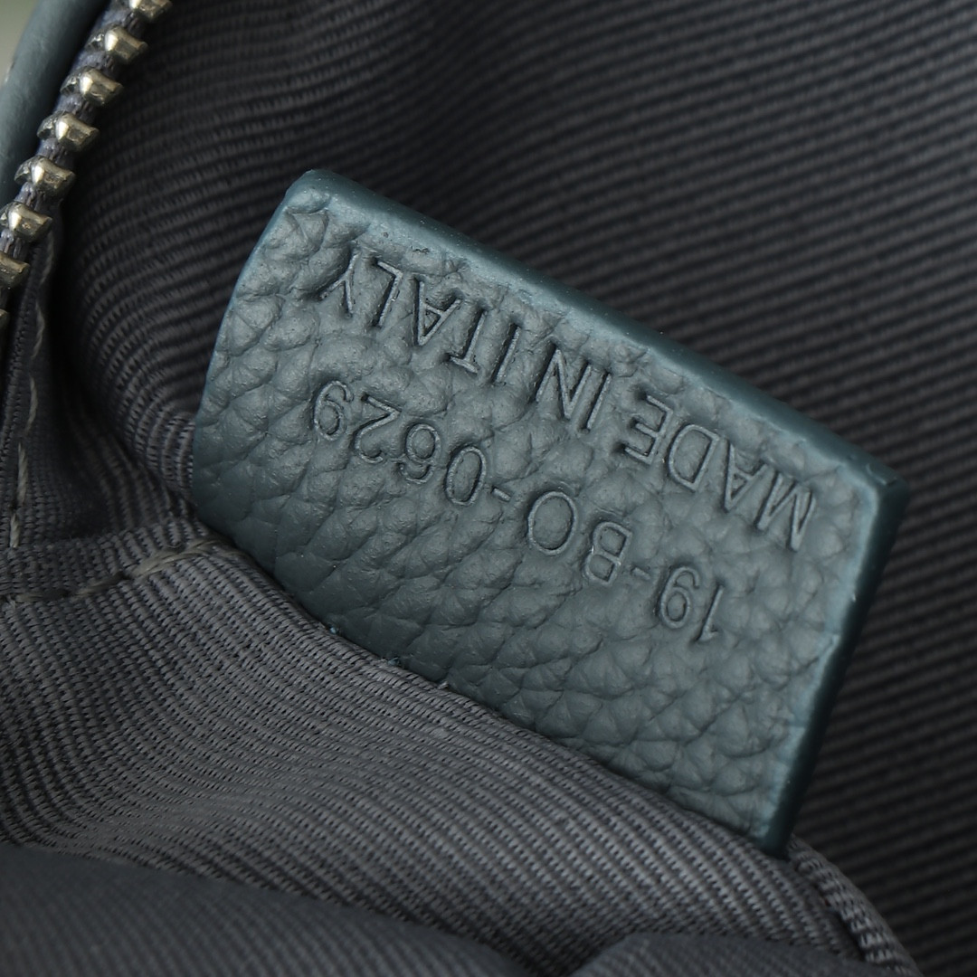 D*or saddle triple pouch deep gray D*or gravity leather and deep gray grained calfskin 23x16x4cm