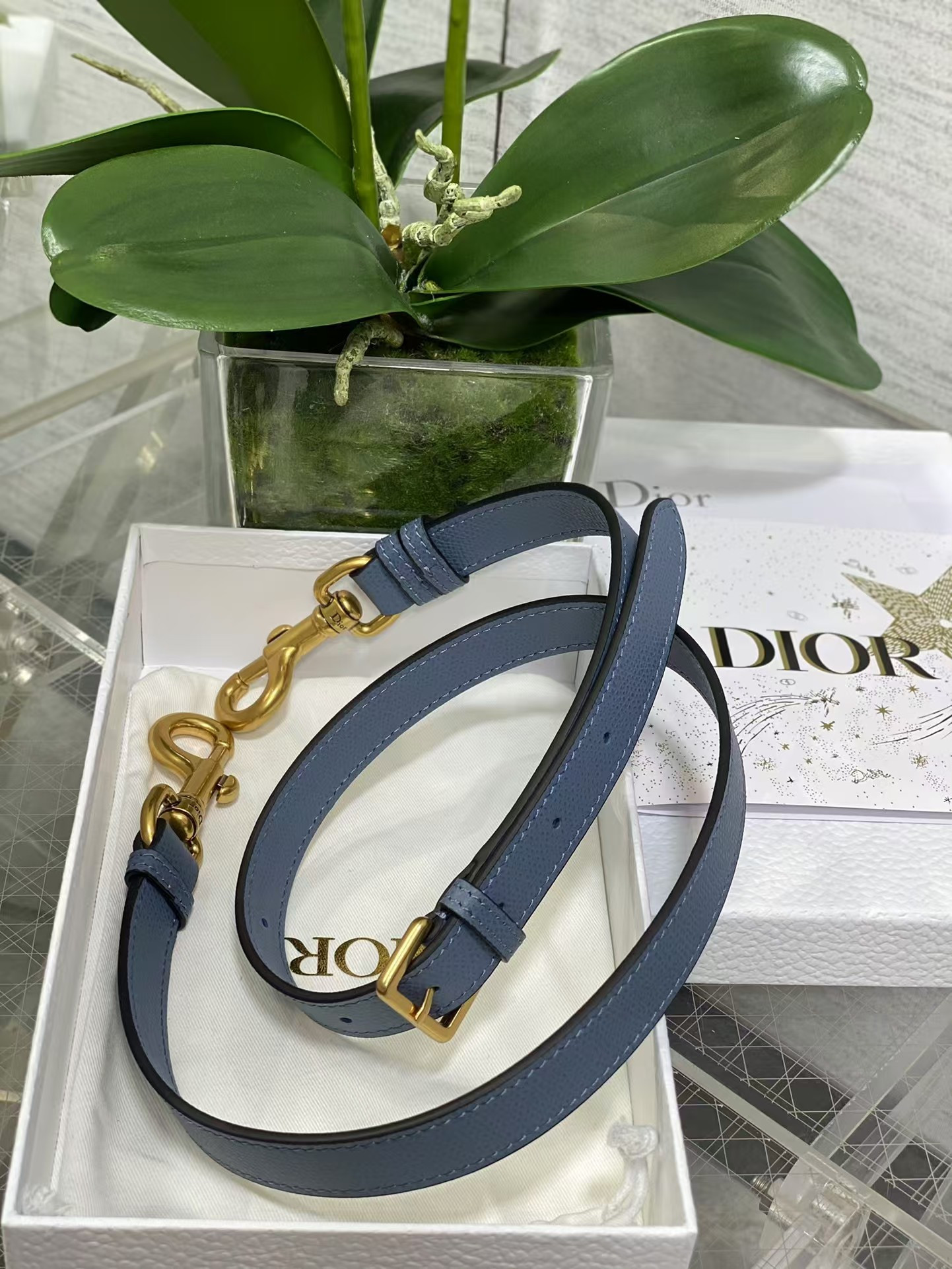 D*or saddle bag calfskin 25.5x20x6.5cm