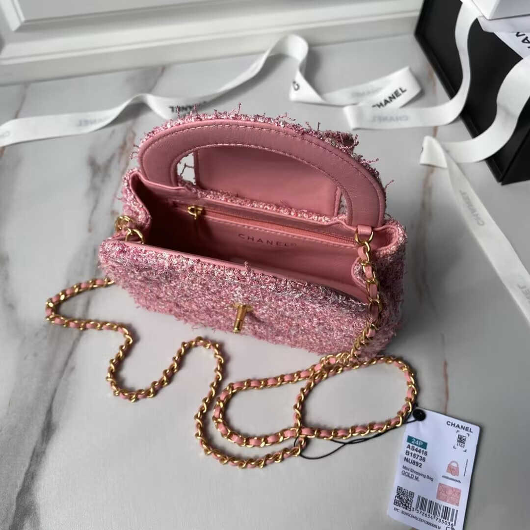 Ch*el mini shopping bag 19x13x7cm