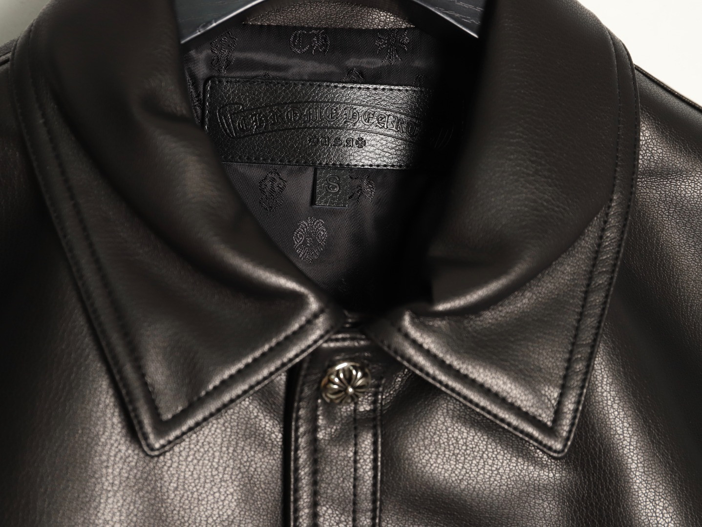 Ch**me He**ts leather jacket