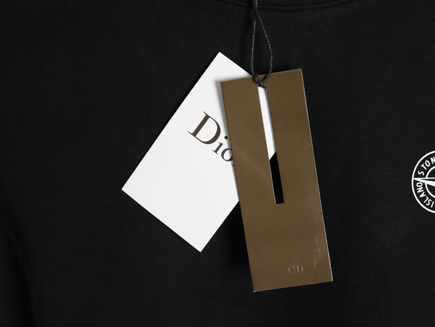 D*or x stone island 25ss short-sleeved t-shirt