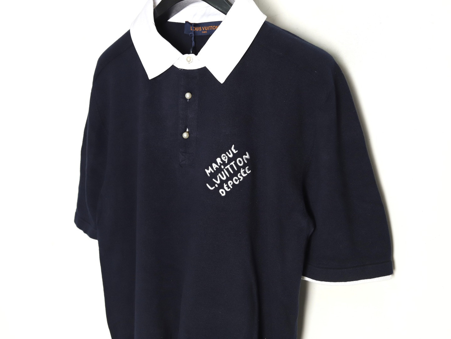l0*is V*t0n lv 24ss short-sleeved polo shirt