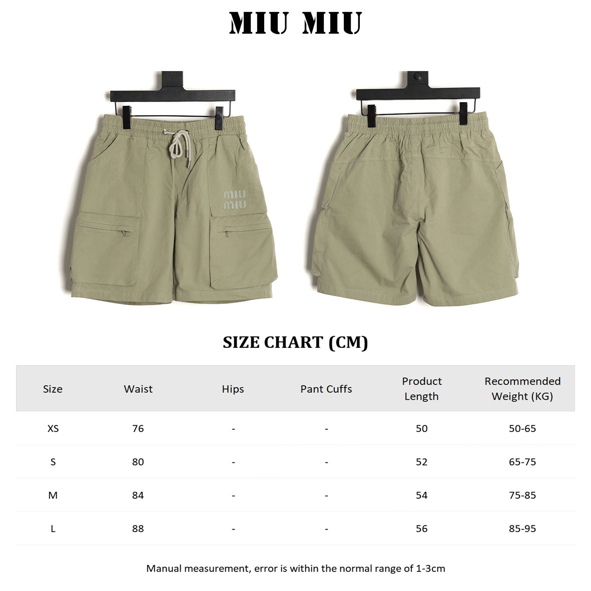 MIU MIU MM shorts