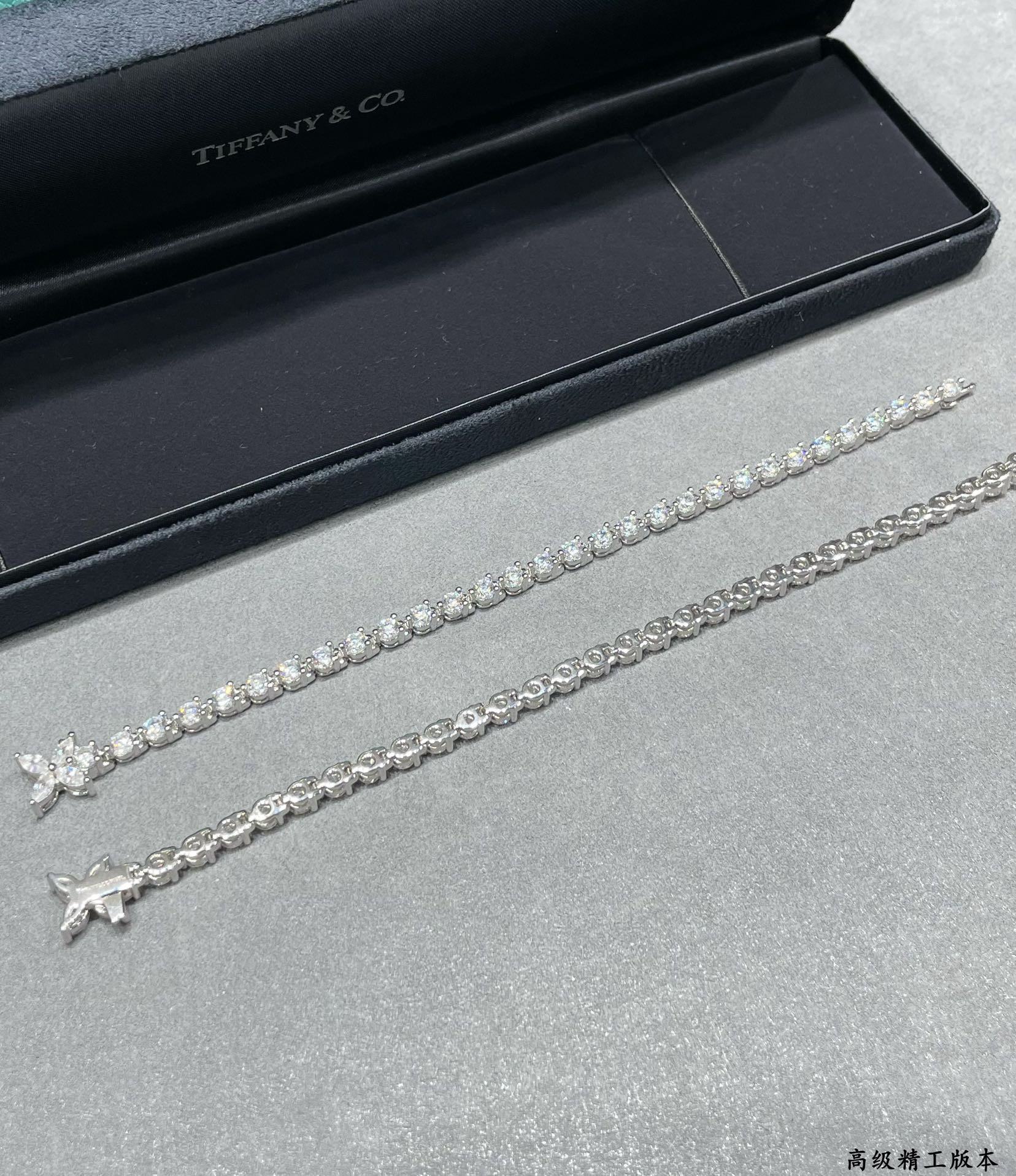 t*f*ny & co. soleste marquise Di*m*nd full bracelet ag925