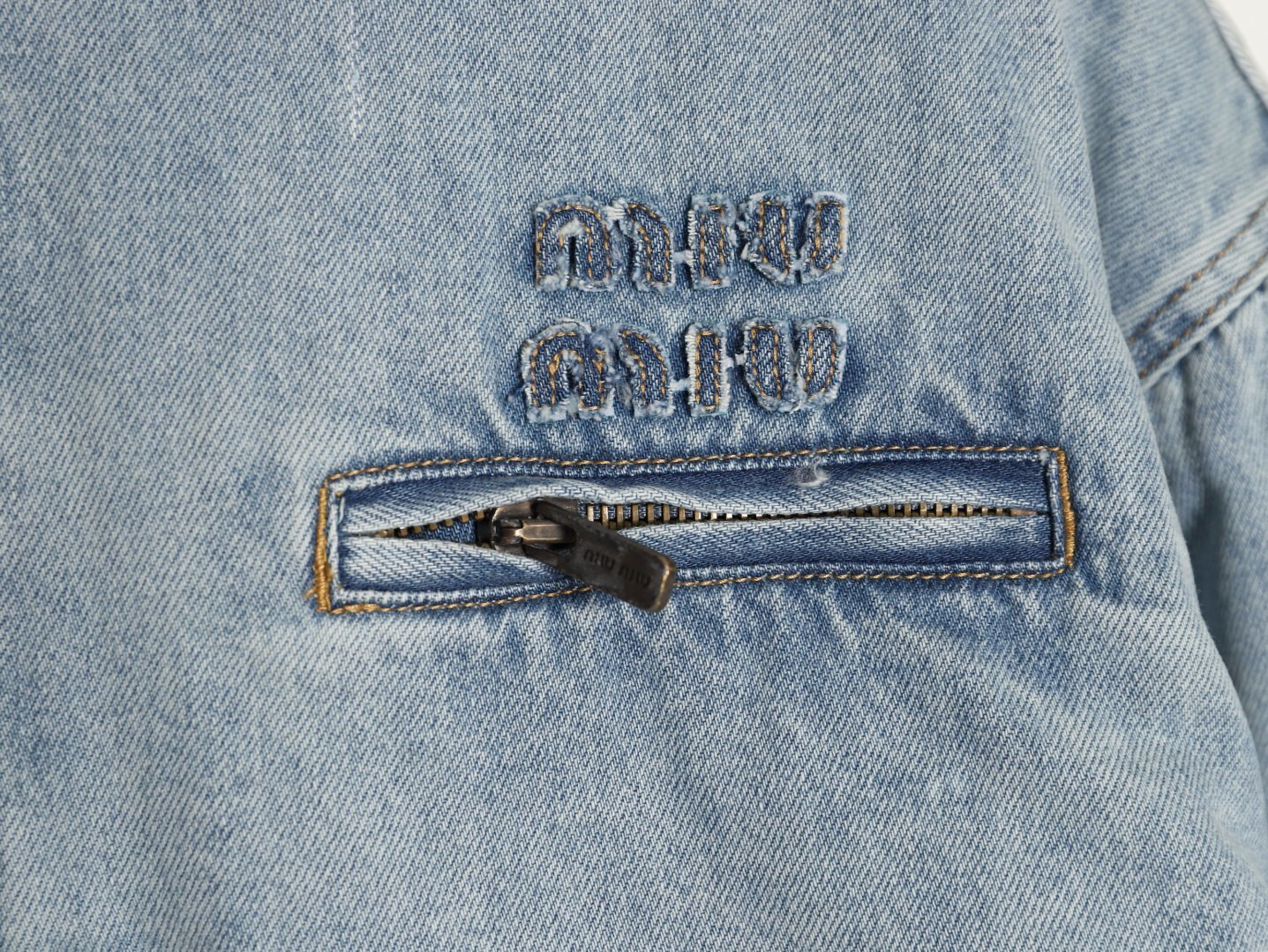 Miu Miu Denim Cotton Jacket