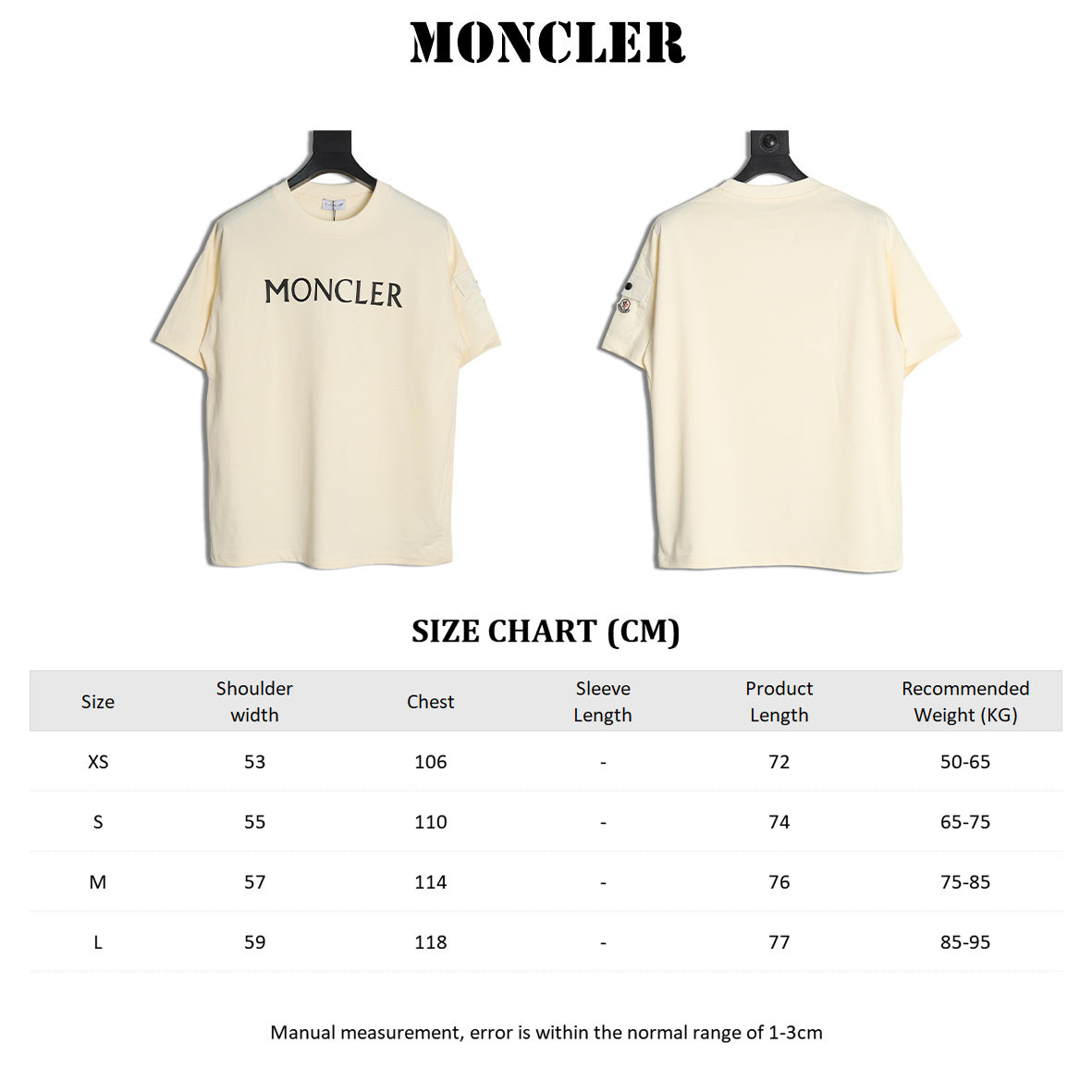 Moncler Short-sleeved T-shirt
